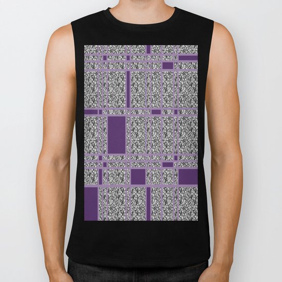 Plaid-ish Biker Tank