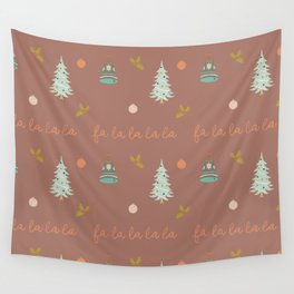 Mauverous Christmas Wall Tapestry