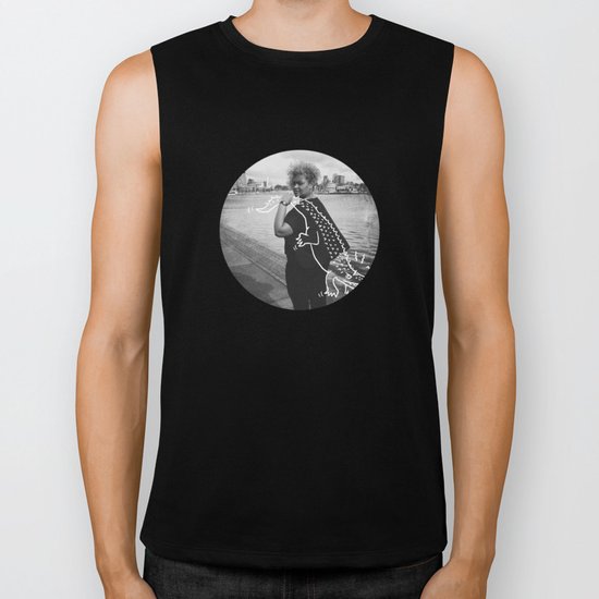 The Urban Crocodile Huntress Biker Tank