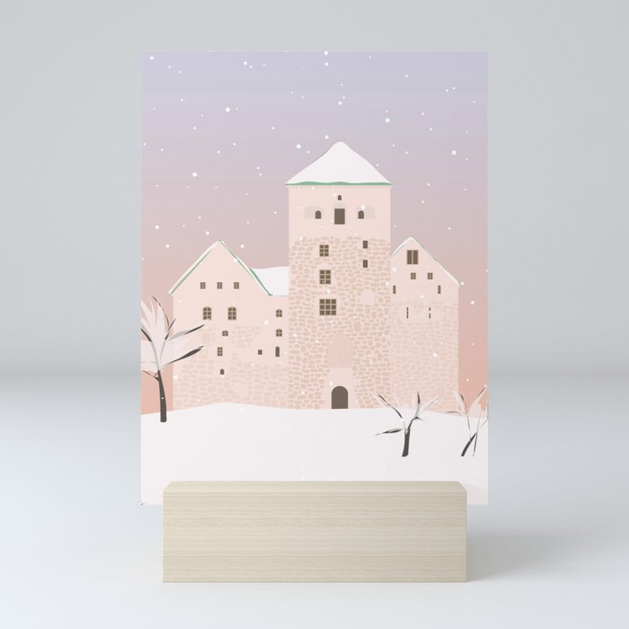 Turku Castle Winter, Finland Mini Art Print