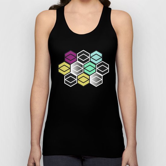 HexagonWall Unisex Tank Top