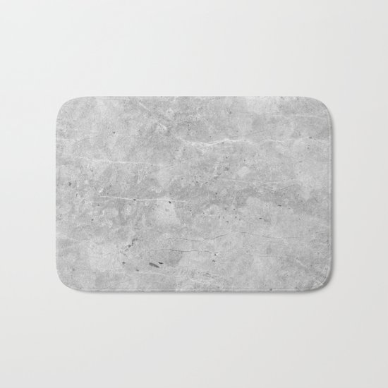 Gray Concrete Bath Mat