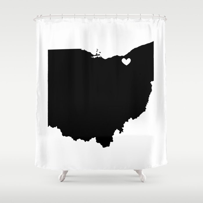 Cleveland, Ohio, Home Shower Curtain