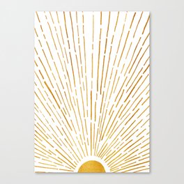 Let The Sunshine In 2 / Vertical Version Canvas Print