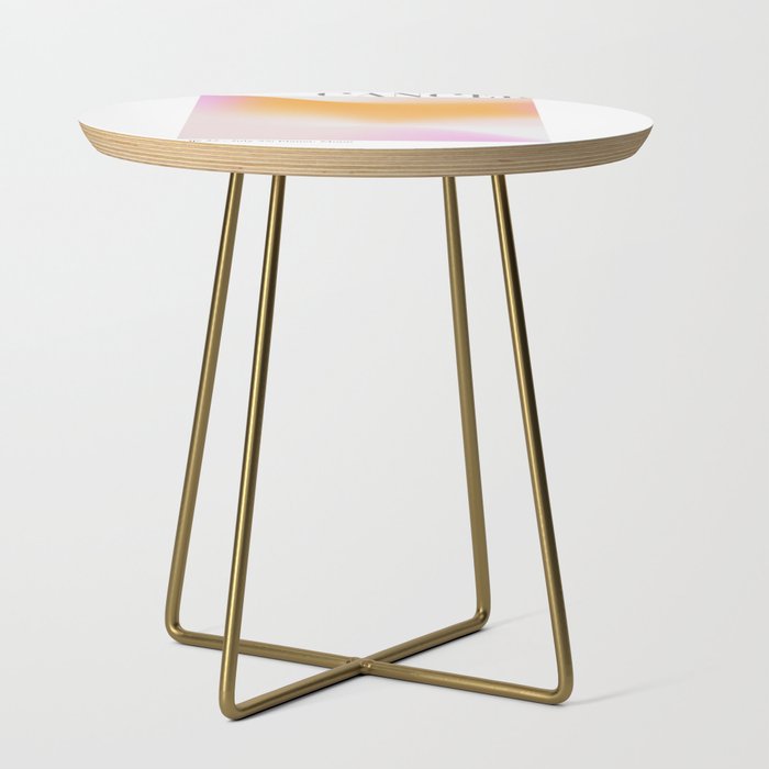 Cancer Abstract Aura Side Table