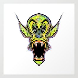 Swamp Monster Art Prints Society6