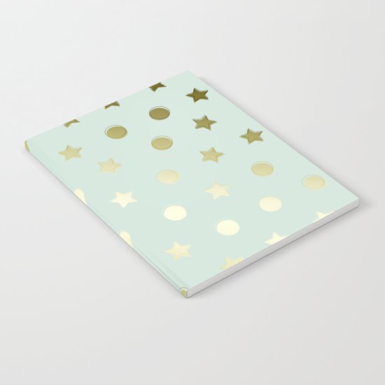 Gold Confetti Notebook