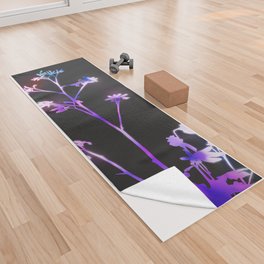 Florescence Purple Yoga Towel
