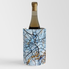 Newcastle - United Kingdom Jessamine Marble Map Wine Chiller
