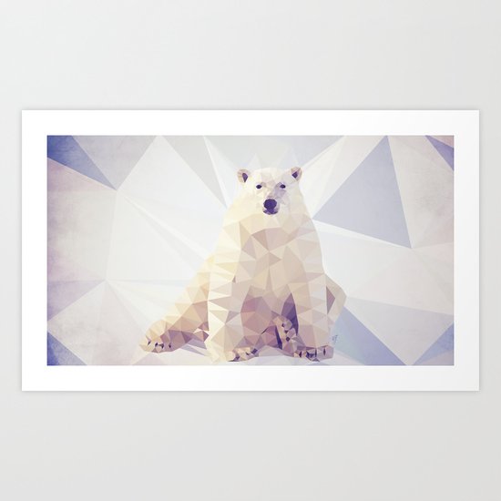 Lazy Bear Art Print