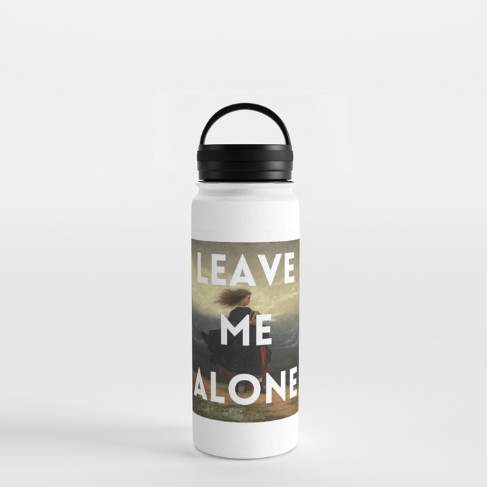 LEAVE ME ALONE - Art - Woman Water Bottle