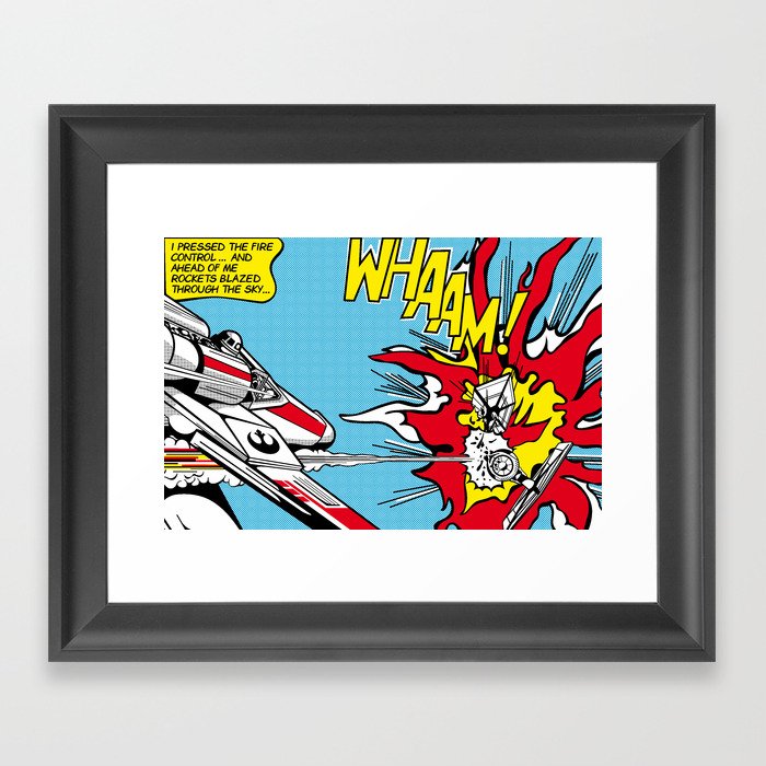 Luke Lichtenstein - Whaam! Framed Art Print