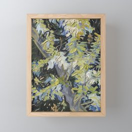 Blossoming Acacia Branches, Vincent van Gogh (1890) Framed Mini Art Print