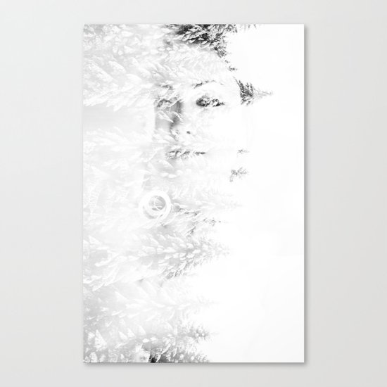 forest girl Canvas Print