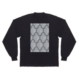 Grey Pattern Long Sleeve T-shirt