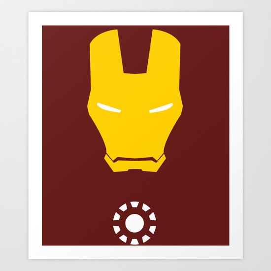 Iron Man Minimalist Art Print