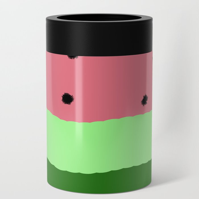 Watercolor Hand Drawn Watermelon Can Cooler