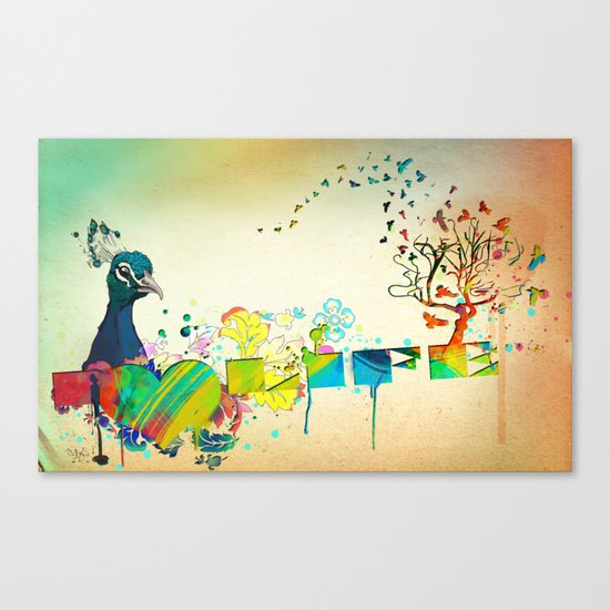 I Heart Life Canvas Print