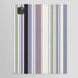 Combo Stripe Multi Pastel iPad Folio Case