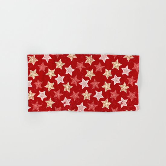 Festive Stars Hand & Bath Towel