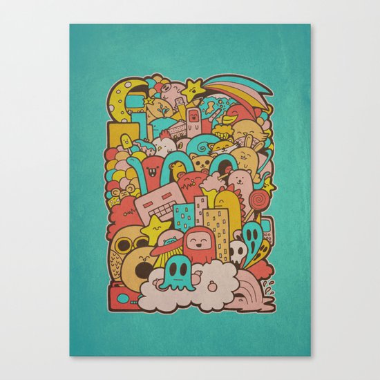 Doodleicious Canvas Print