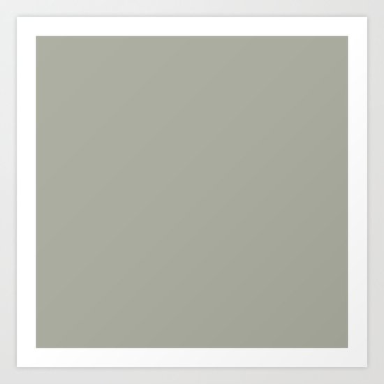 Simply Retro Gray Art Print