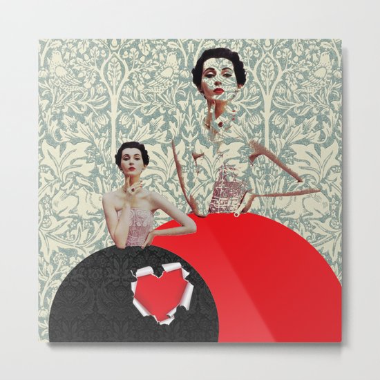 Peephole Valentine Metal Print