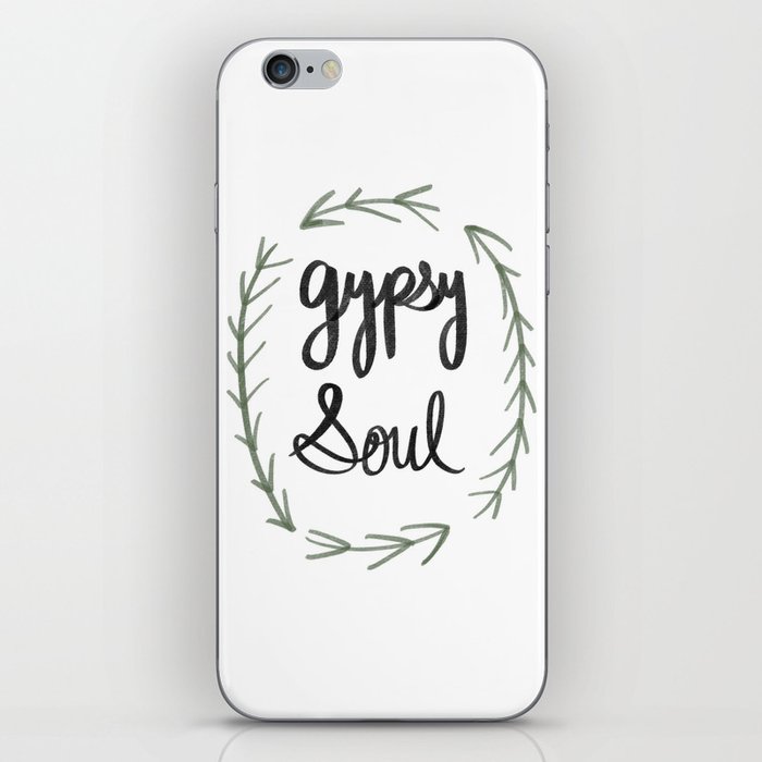 Gypsy Soul Print iPhone Skin