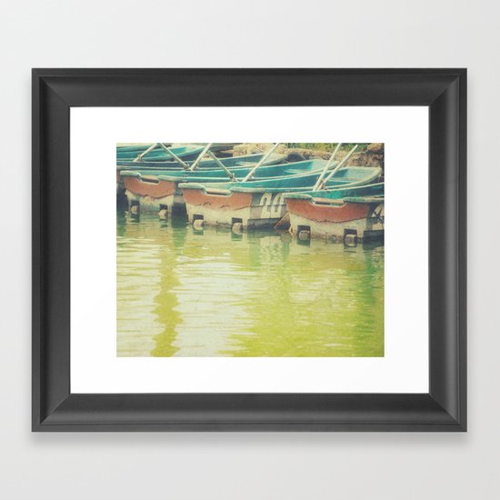 The boat number 20 Framed Art Print