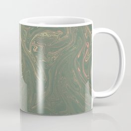 Abstract Green Marble Art Coffee Mug