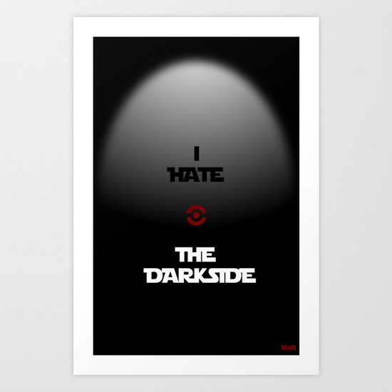 THE DARKSIDE Art Print