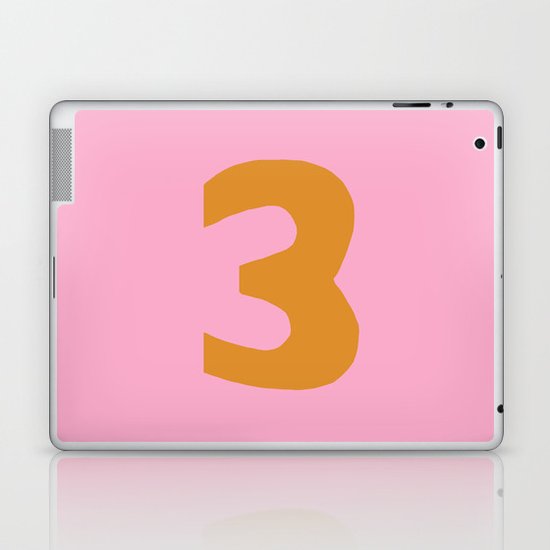 Number 3 Laptop & iPad Skin
