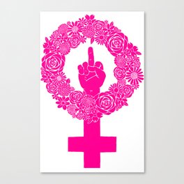 FUCK THE PATRIARCHY (PINK ED.) Canvas Print