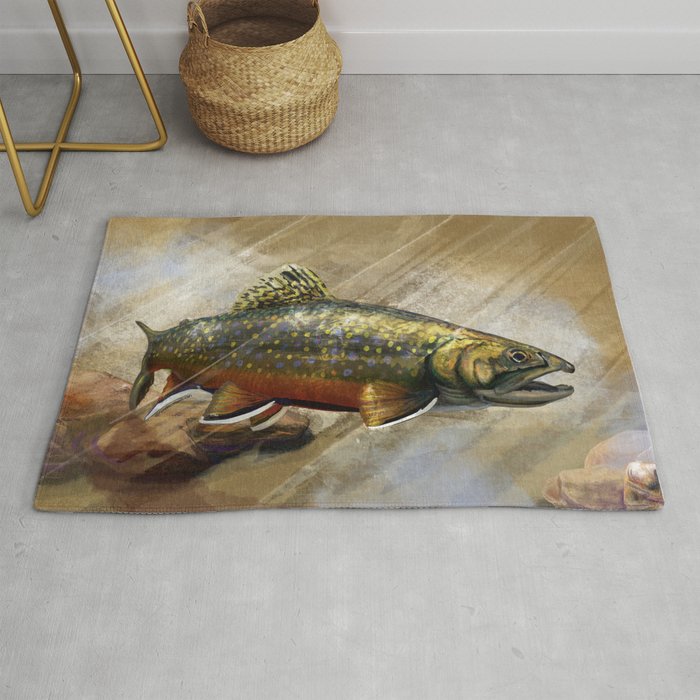 The Native Brook Trout Rug
