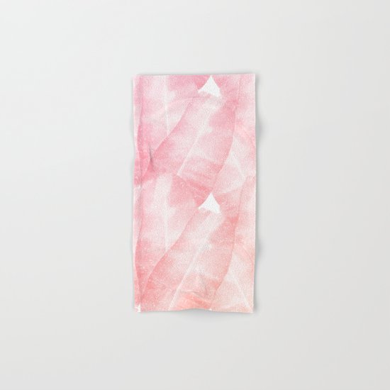 Banana Leaves Pink Hand & Bath Towel