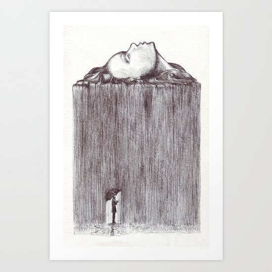 rain Art Print
