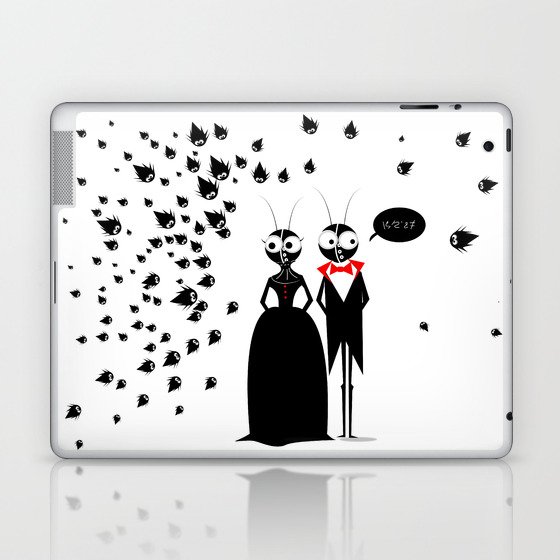 Mr.&Mrs. Black Laptop & iPad Skin