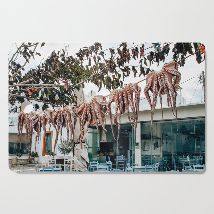 Hang Me Out to Dry | Paros, Greece Cutting Board