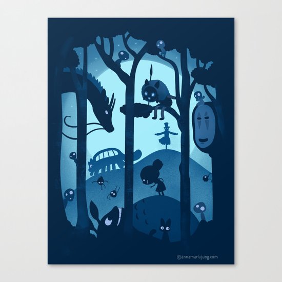 Magical Gathering Canvas Print