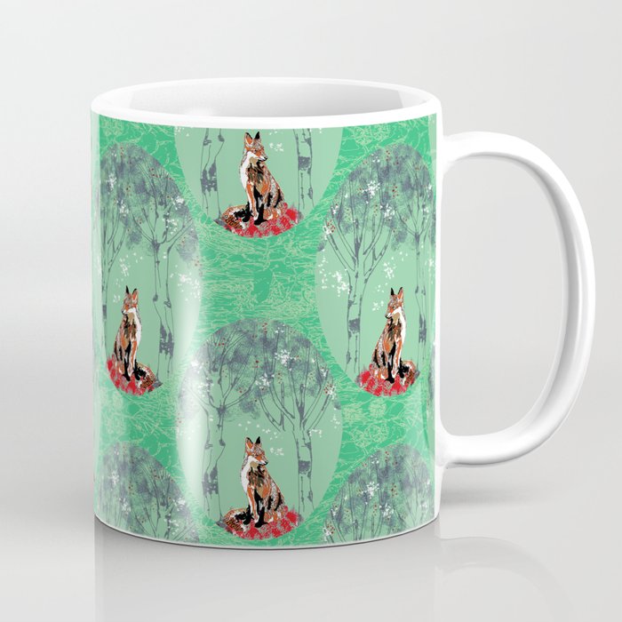 Foxes and Trees Coffee Mug
