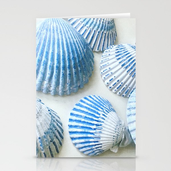 cottage by the seashells, soft Stationery Cards