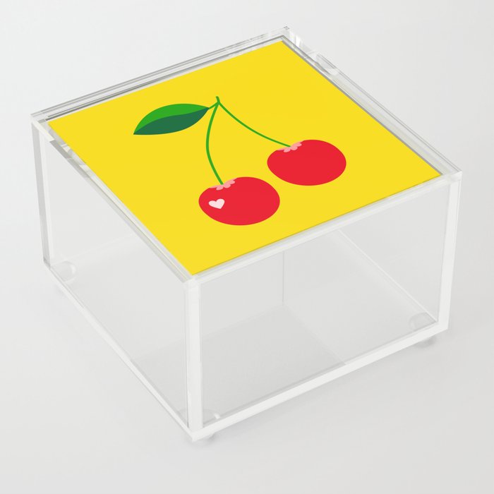 Retro Cherry Acrylic Box