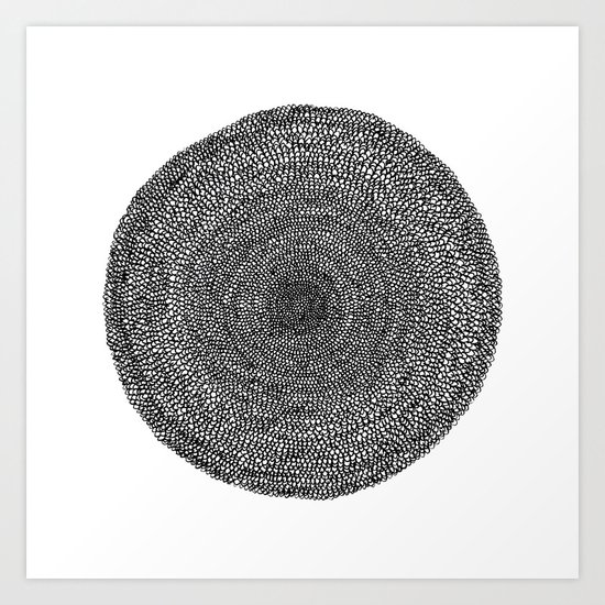 Circle / Semi Circles Art Print