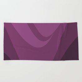 Purple valley Beach Towel