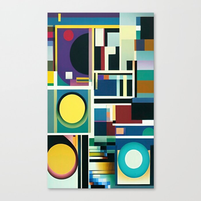 Cubist Collage Canvas Print
