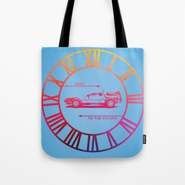 Back To The Future Clock Tote Bag