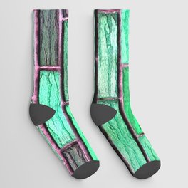Green Wall Retro Trendy Collection Socks