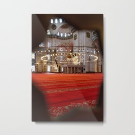 Mosques of Istanbul | Süleymaniye Mosque | Travel Photography Metal Print