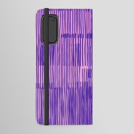 Lines | Purple Pink Android Wallet Case