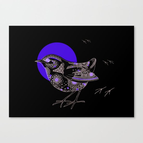 Bush Wren Xenicus Longipes Canvas Print